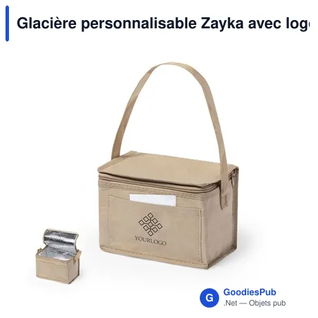 Glacière personnalisable Zayka avec logo - Sac isotherme pratique