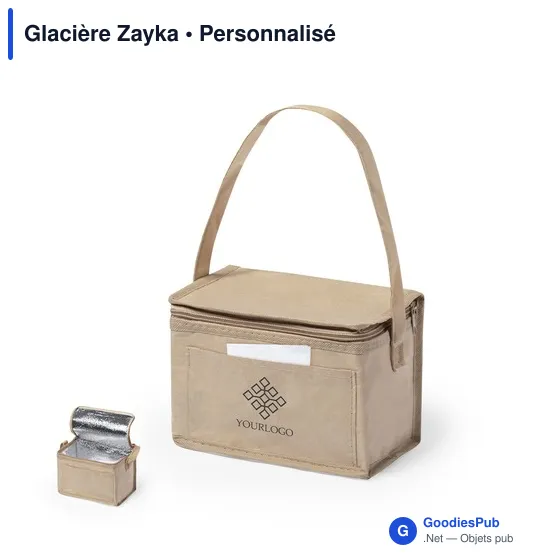 Glacière personnalisable Zayka avec logo - Sac isotherme pratique - Image 1