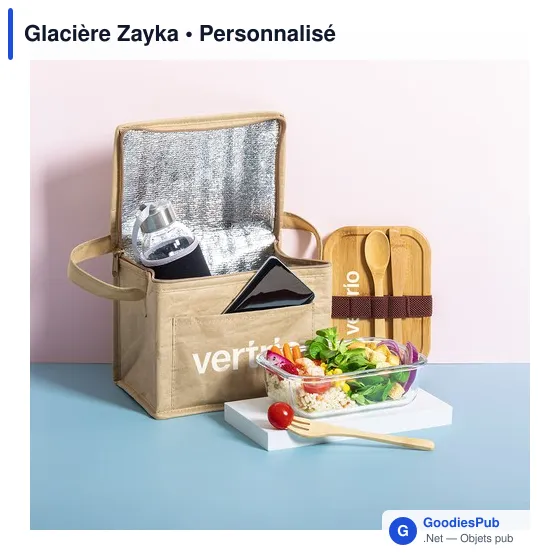 Glacière personnalisable Zayka avec logo - Sac isotherme pratique - Image 4