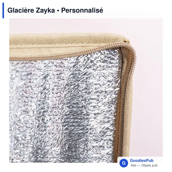 Glacière personnalisable Zayka avec logo - Sac isotherme pratique - Image 6