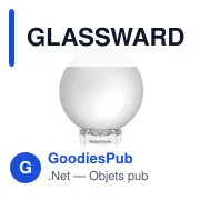 Trophée en verre personnalisable GLASSWARD avec logo - Miniature 4