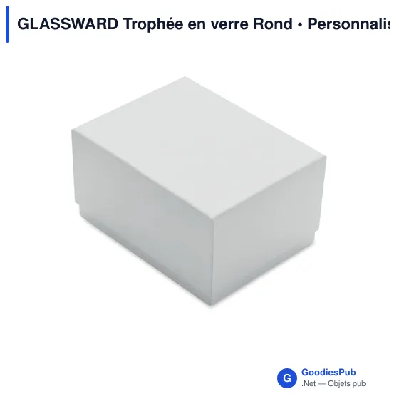 Trophée en verre personnalisable GLASSWARD avec logo - Image 6