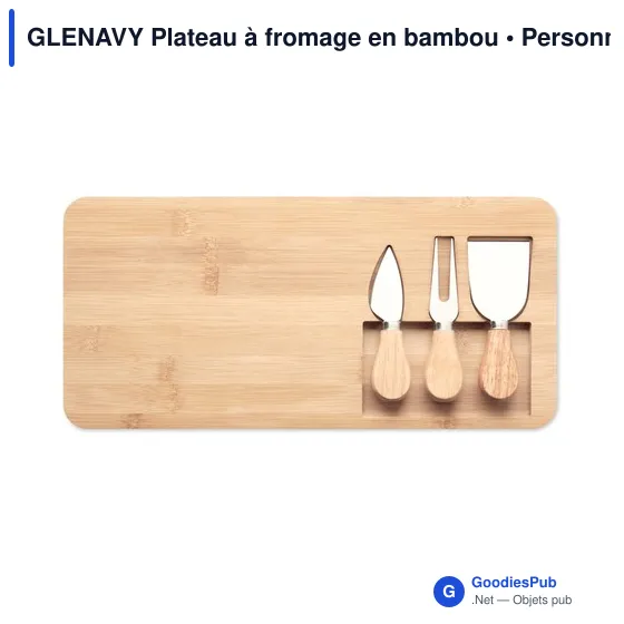 GLENAVY Plateau à fromage en bambou - Image 2