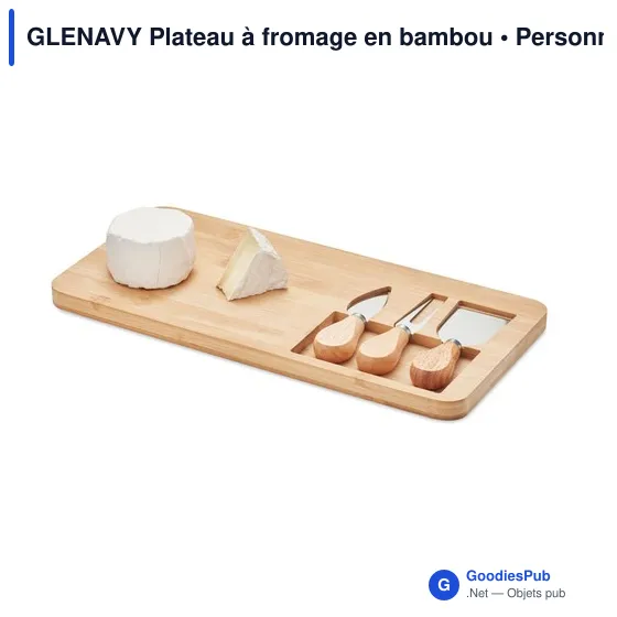 GLENAVY Plateau à fromage en bambou - Image 3