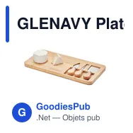 GLENAVY Plateau à fromage en bambou - Miniature 5