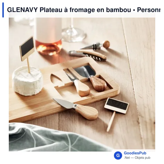 GLENAVY Plateau à fromage en bambou - Image 6