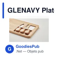 GLENAVY Plateau à fromage en bambou - Miniature 7