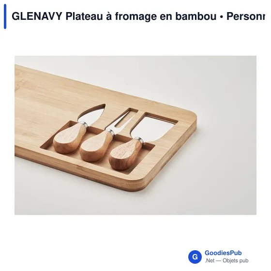 GLENAVY Plateau à fromage en bambou - Image 7