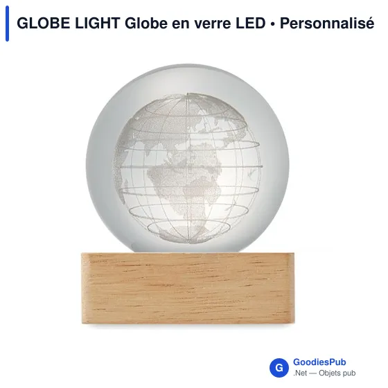 Lampe de bureau personnalisable Globe Light avec logo - Image 3