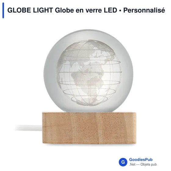 Lampe de bureau personnalisable Globe Light avec logo - Image 8