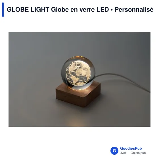 Lampe de bureau personnalisable Globe Light avec logo - Image 9