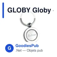 GLOBY Globy - Porte-clés métal - Miniature 3