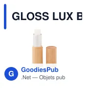 GLOSS LUX Baume à lèvres en tube bambou - Miniature 1