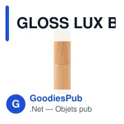 GLOSS LUX Baume à lèvres en tube bambou - Miniature 2