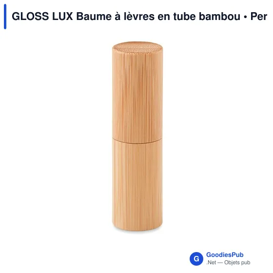 GLOSS LUX Baume à lèvres en tube bambou - Image 2