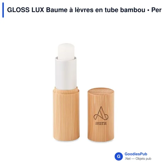 GLOSS LUX Baume à lèvres en tube bambou - Image 3