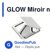 GLOW Miroir magnétique double face - Miniature 1