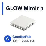 GLOW Miroir magnétique double face - Miniature 2