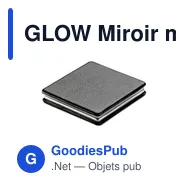 GLOW Miroir magnétique double face - Miniature 5