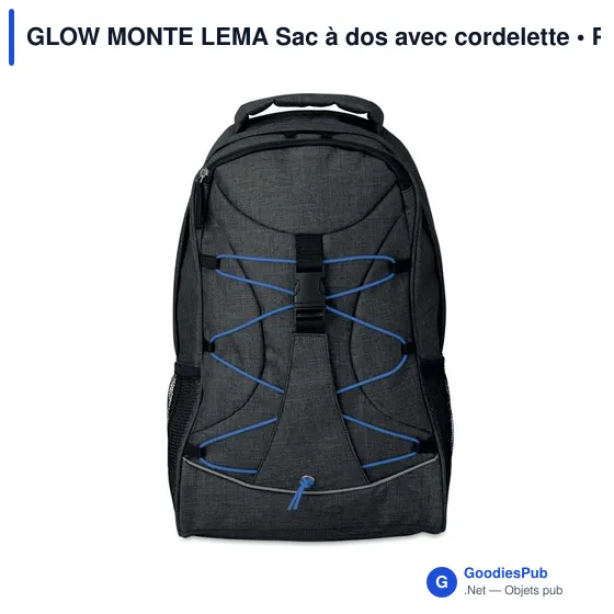GLOW MONTE LEMA Sac à dos avec cordelette - Image 1