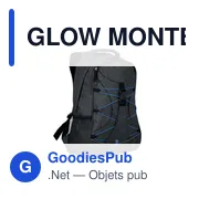 GLOW MONTE LEMA Sac à dos avec cordelette - Miniature 2