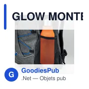 GLOW MONTE LEMA Sac à dos avec cordelette - Miniature 5