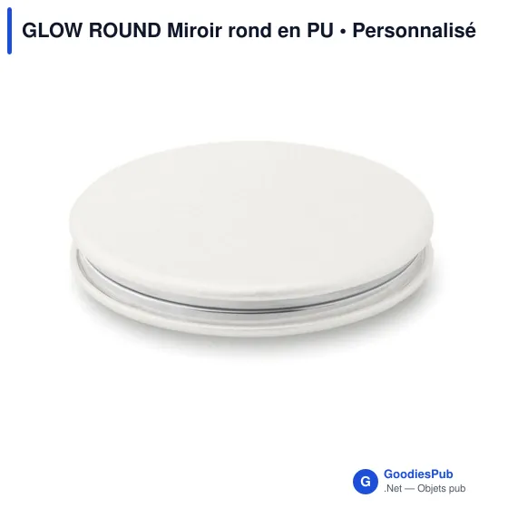 GLOW ROUND Miroir rond en PU - Image 2