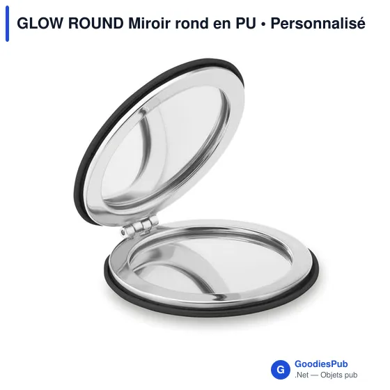 GLOW ROUND Miroir rond en PU - Image 5