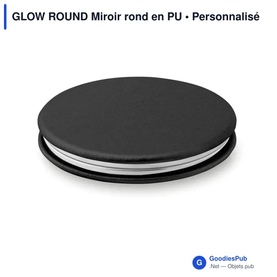 GLOW ROUND Miroir rond en PU - Image 6