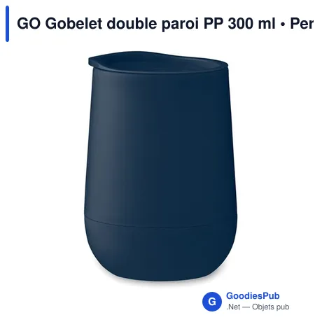 GO Gobelet double paroi PP 300 ml