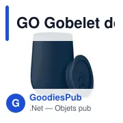 GO Gobelet double paroi PP 300 ml - Miniature 2