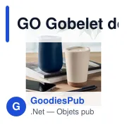 GO Gobelet double paroi PP 300 ml - Miniature 4