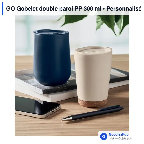 GO Gobelet double paroi PP 300 ml - Image 4