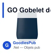 GO Gobelet double paroi PP 300 ml - Miniature 6