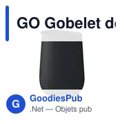 GO Gobelet double paroi PP 300 ml - Miniature 7