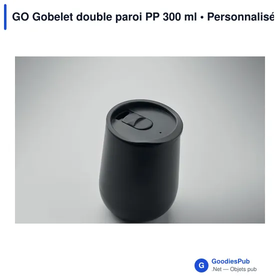 GO Gobelet double paroi PP 300 ml - Image 10