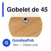 Gobelet de 450 ml en verre et bambou Marlies - Miniature 3