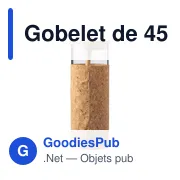 Gobelet de 450 ml en verre et bambou Marlies - Miniature 6