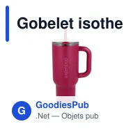 Gobelet isotherme personnalisable 1,1 l en acier inoxydable avec logo - Waterdrop Explorer - Miniature 3