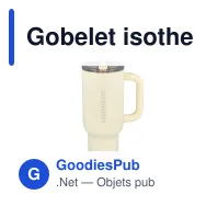 Gobelet isotherme personnalisable 1,1 l en acier inoxydable avec logo - Waterdrop Explorer - Miniature 4