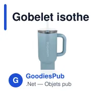Gobelet isotherme personnalisable 1,1 l en acier inoxydable avec logo - Waterdrop Explorer - Miniature 5