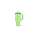Variante Vert clair - Gobelet isotherme personnalisable 1,1 l en acier inoxydable avec logo - Waterdrop Explorer