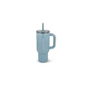 Variante Bleu clair - Gobelet isotherme personnalisable 1,1 l en acier inoxydable avec logo - Waterdrop Explorer