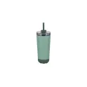 Variante Menthe - Gobelet personnalisable 600 ml en inox double paroi avec paille - InSideOut Norden