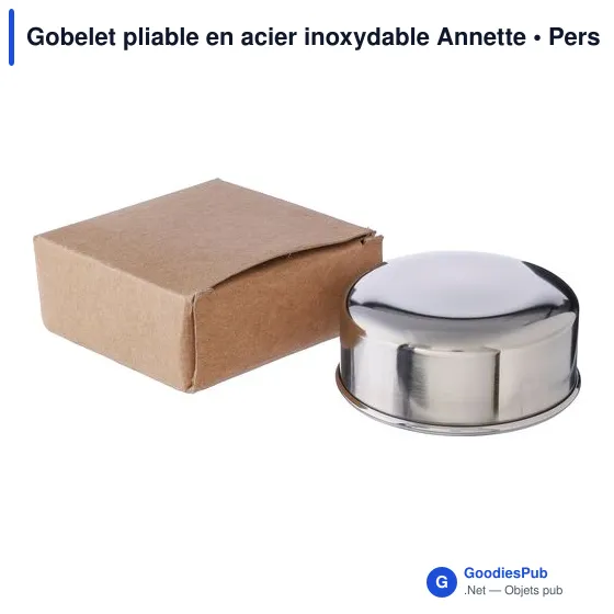 Gobelet pliable en acier inoxydable Annette - Image 12