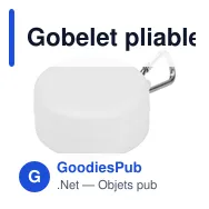 Gobelet pliable en plastique Dolly - Miniature 11