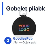 Gobelet pliable en plastique Dolly - Miniature 7