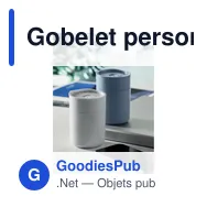 Gobelet personnalisable en PP 330ml avec logo - GOBLET - Miniature 11