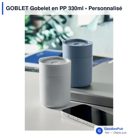 Gobelet personnalisable en PP 330ml avec logo - GOBLET - Image 11