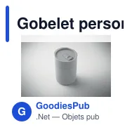 Gobelet personnalisable en PP 330ml avec logo - GOBLET - Miniature 12